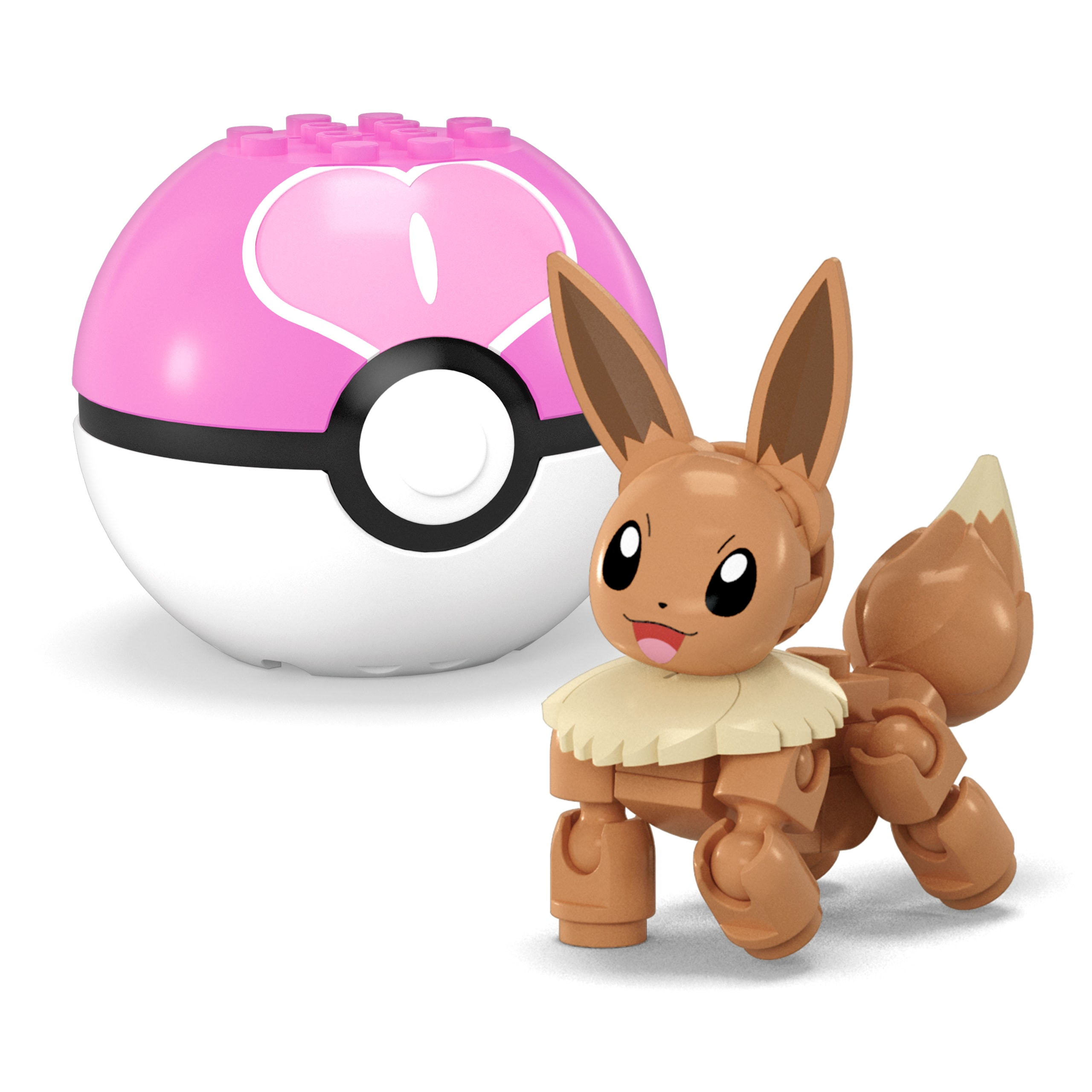 Pokémon 2-Pack Pokeballs MEGA Mattel Pokeball Charmander ir Eevee, 2 figūrėlės