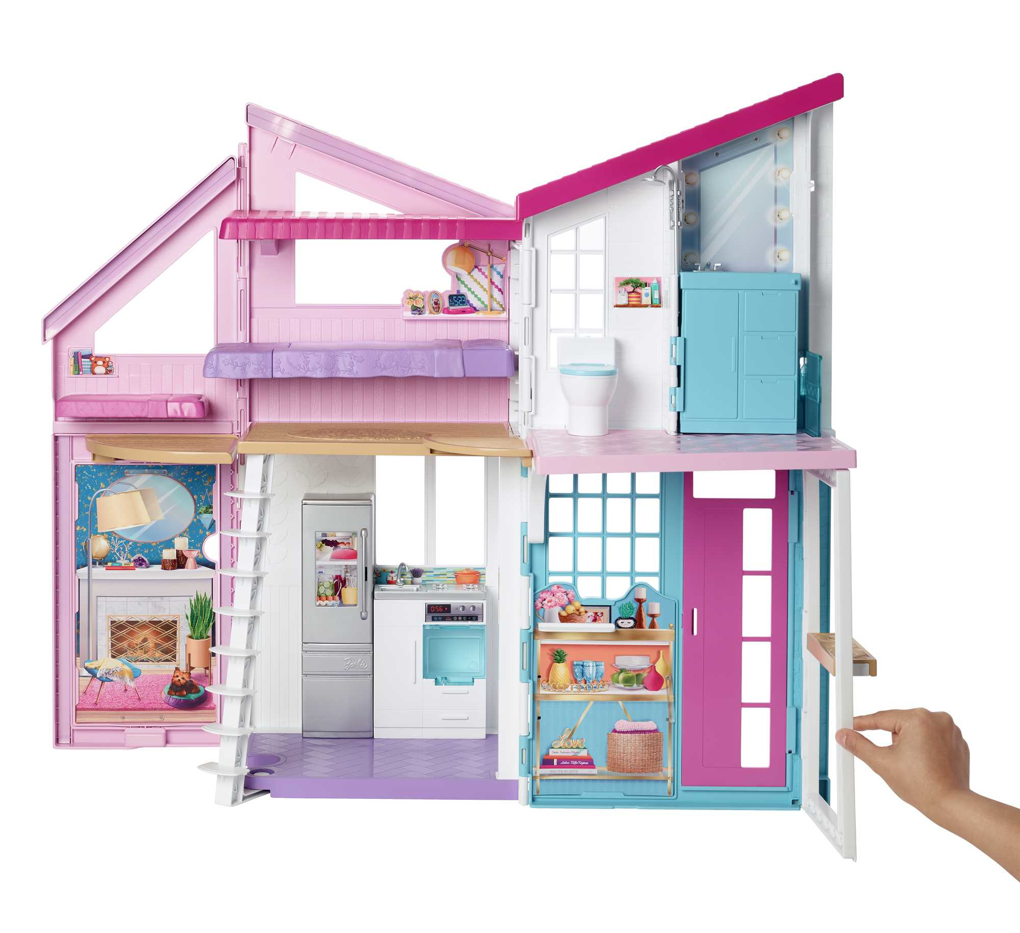 Barbie FXG57 Malibu lėlių namelis Didelis Mattel lėlių namas