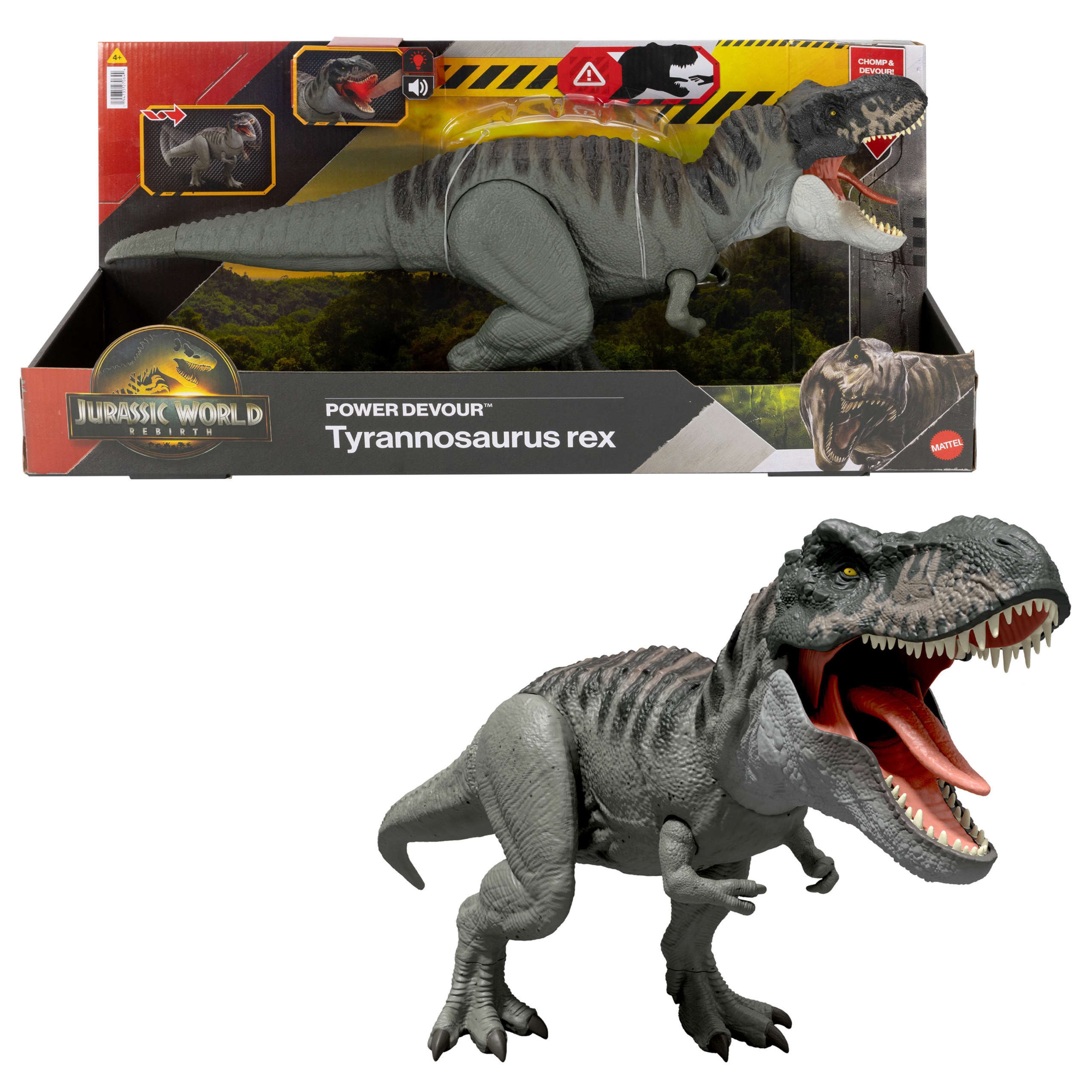 Mattel Jurassic World T-rex Power Devour figūrėlė