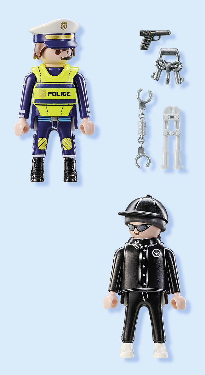 Playmobil 71804 policininkas ir vagis figūrėlės