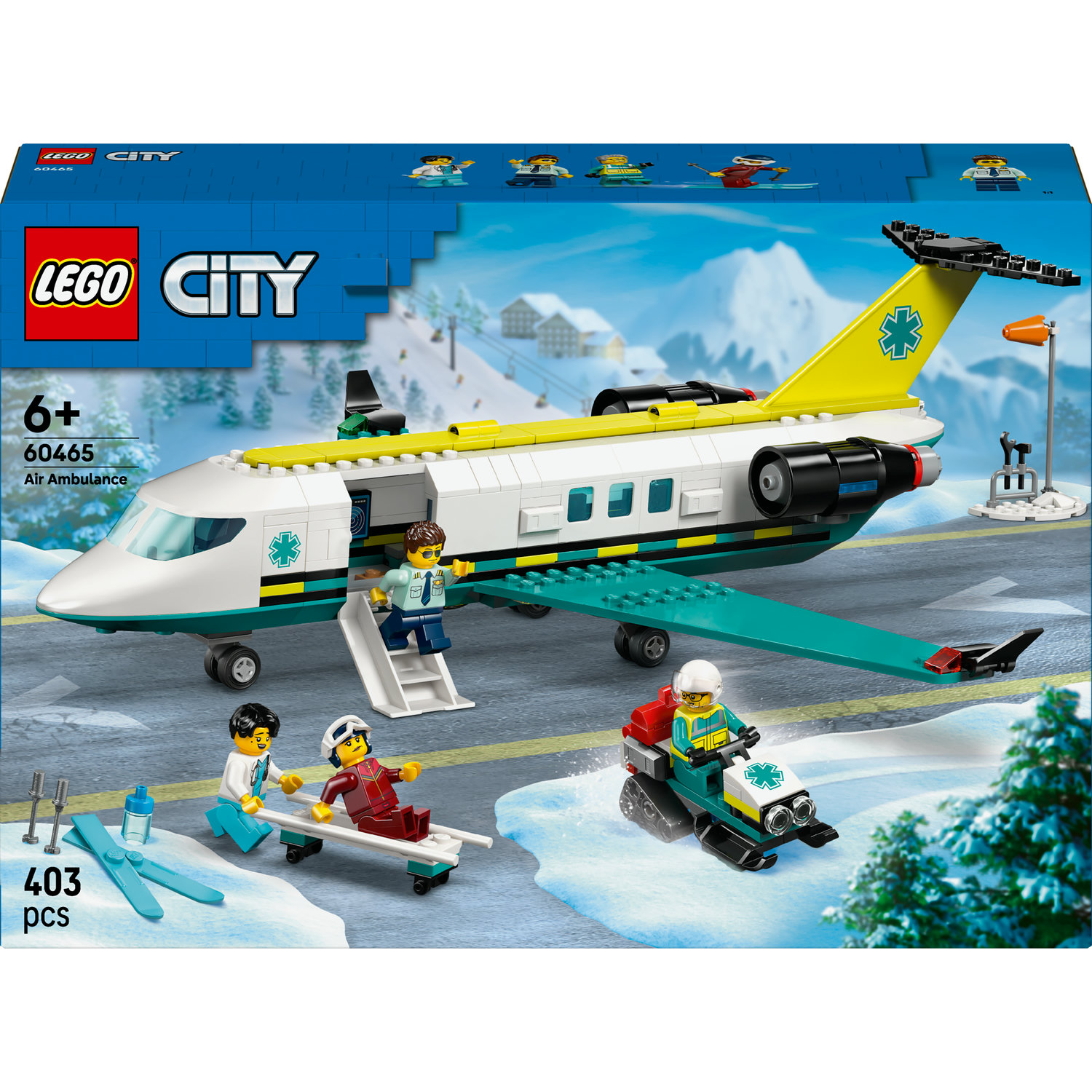 LEGO City gelbėjamojo lėktuvo rinkinys 60465