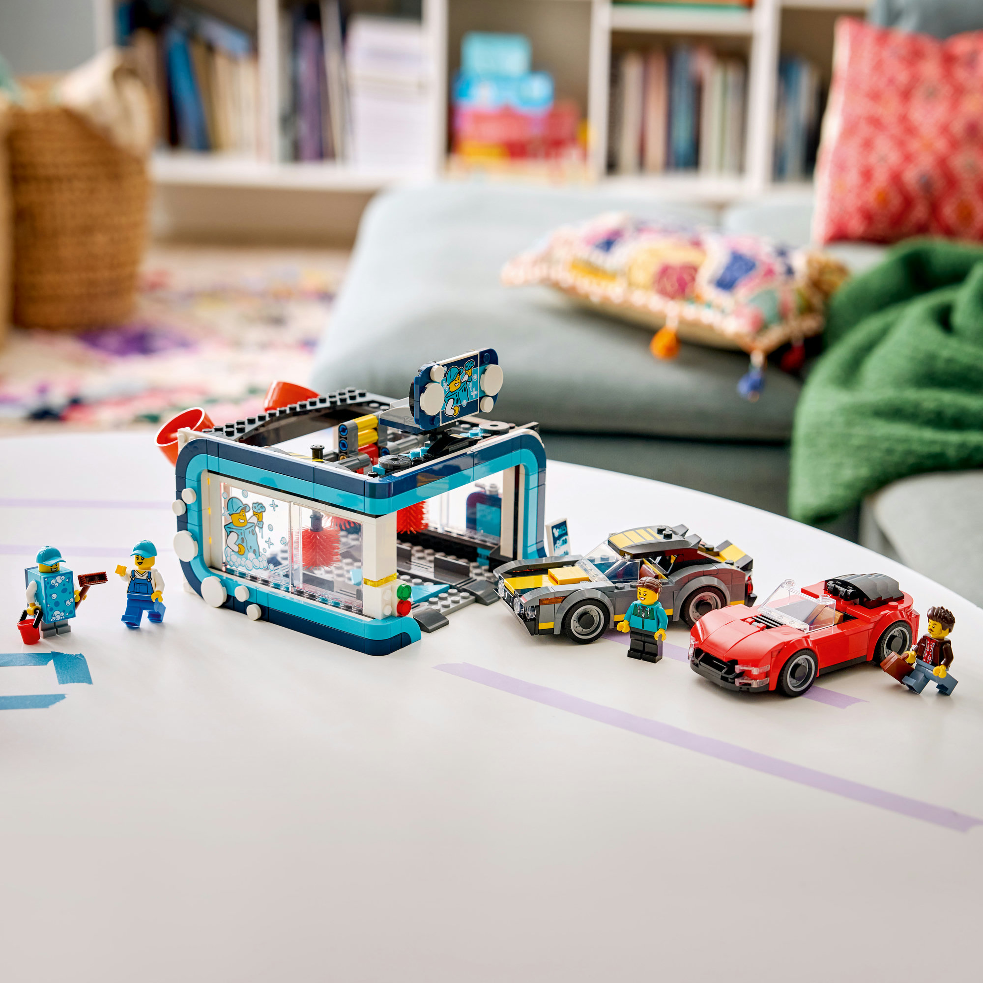 LEGO City automatis automobilių plovykla 60497