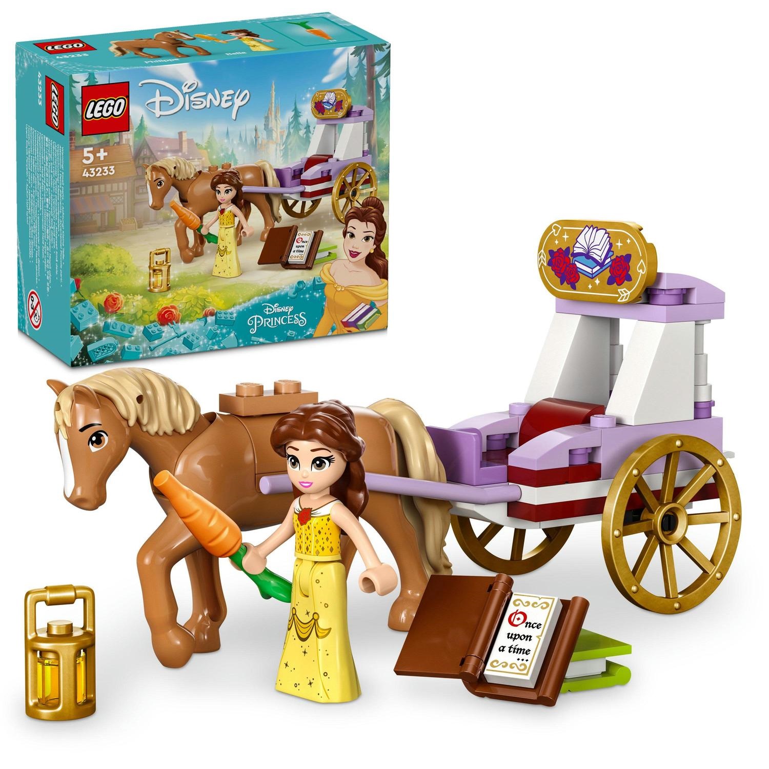 LEGO Disney 43233 Belle ir pasakos arklio vežimas