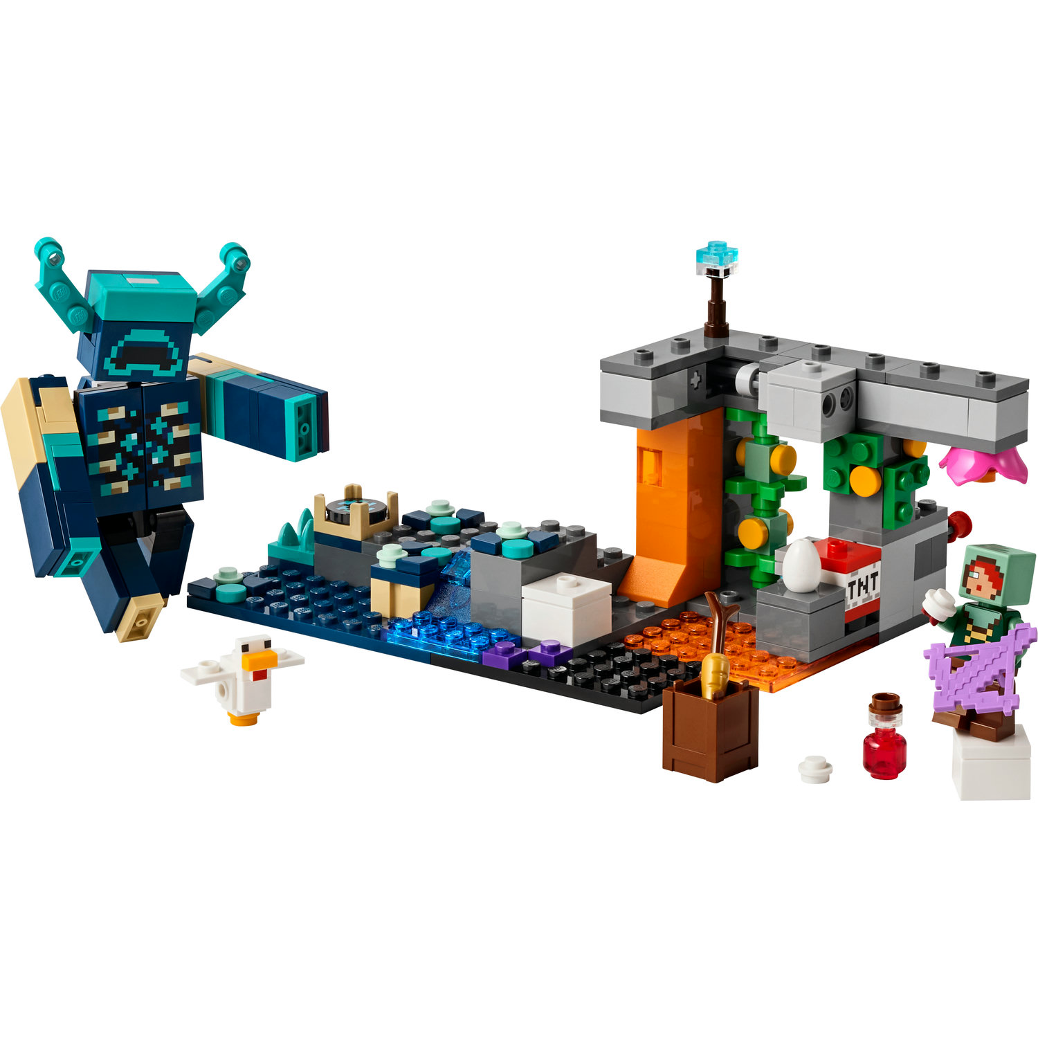 LEGO Minecraft sargybinis – 21274, klockai