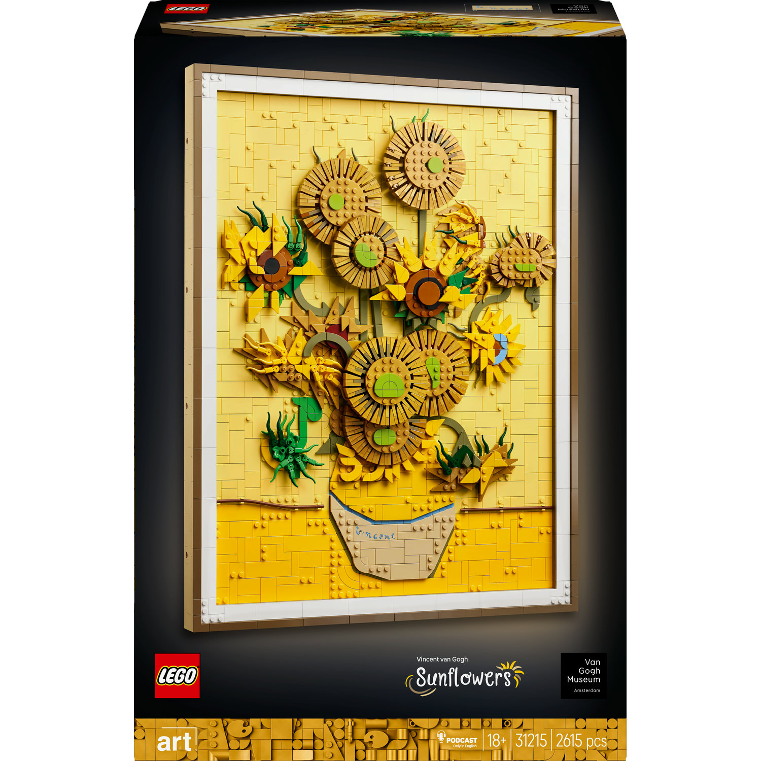 LEGO Art 31215 Van Gogh saulėgrąžos