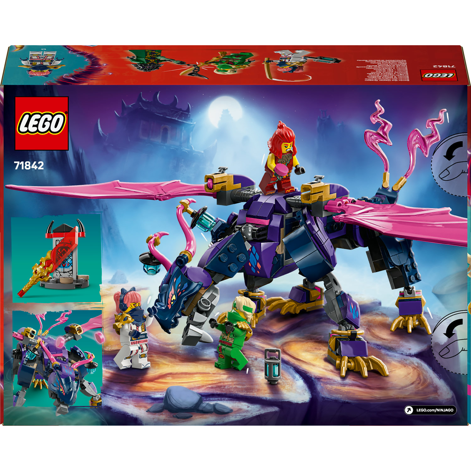 LEGO Ninjago Rontu drakono valdovas 381 kln.