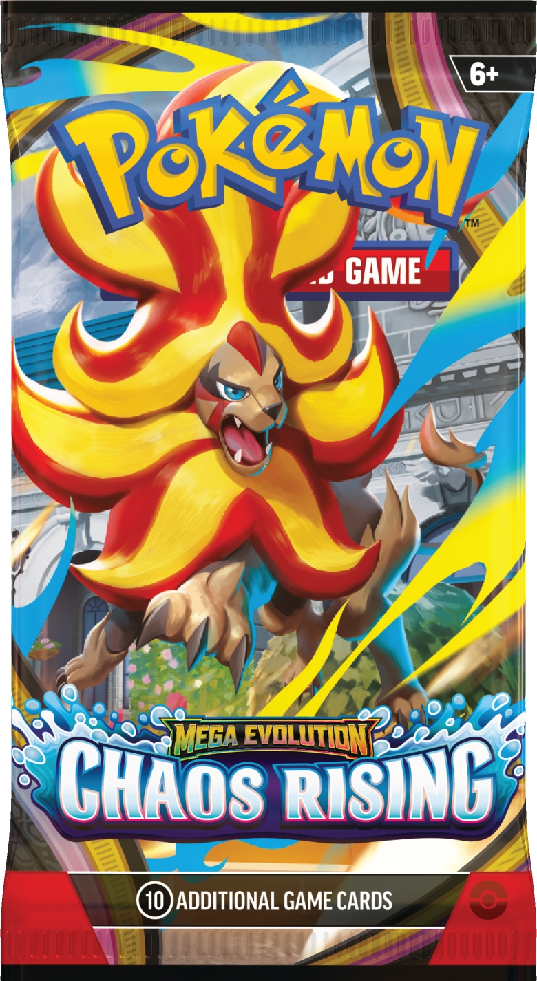 Pokémon TCG Mega Evolution Chaos Rising booster