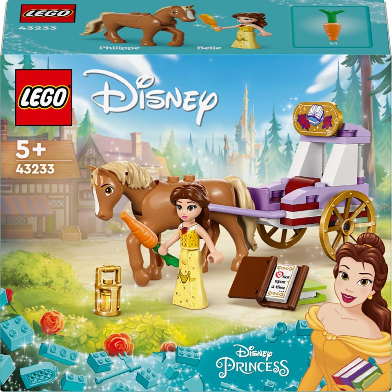 LEGO Disney 43233 Belle ir pasakos arklio vežimas
