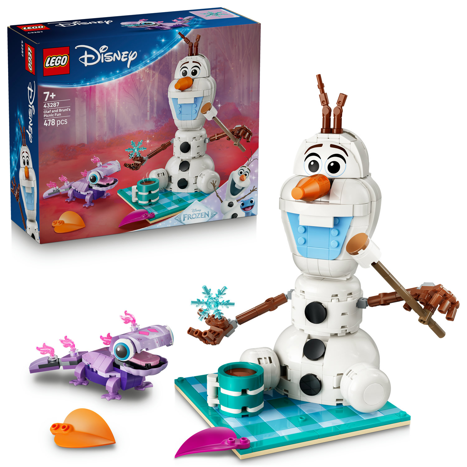 LEGO Disney Princess 43287 Olafo ir Bruni piknikas