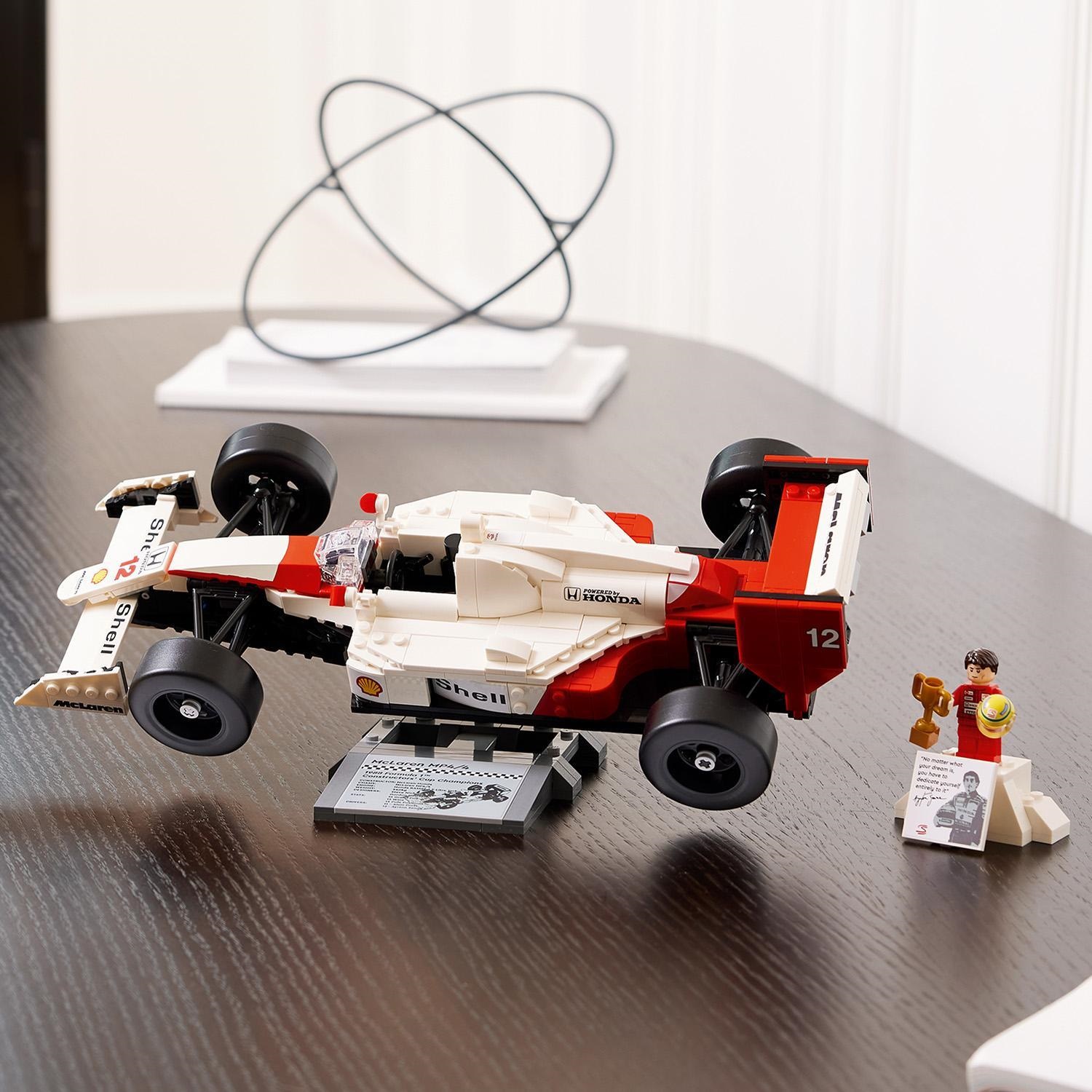 LEGO ICONS McLaren MP4/4 ir Ayrton Senna 10330