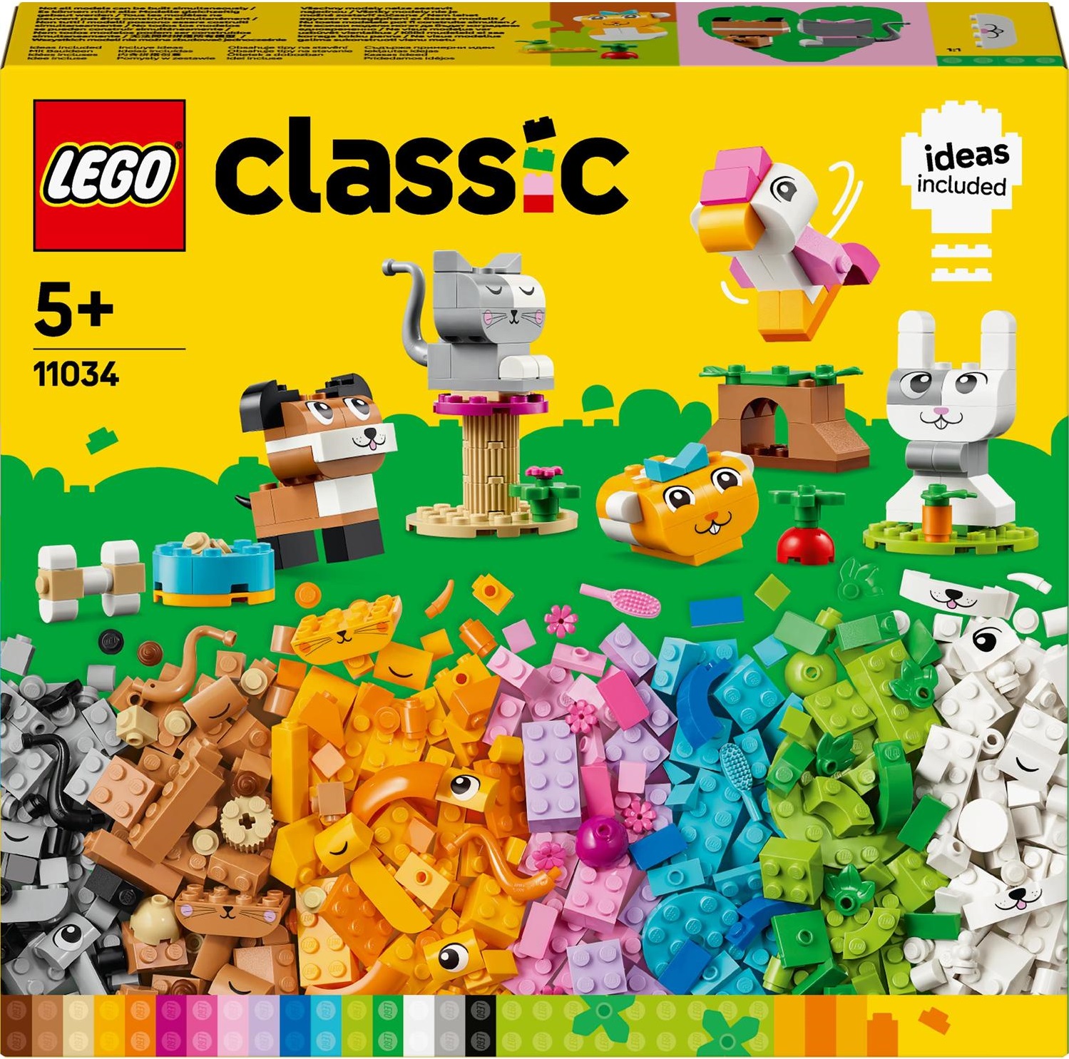 LEGO Classic 11034 kūrybiški žvėriatai