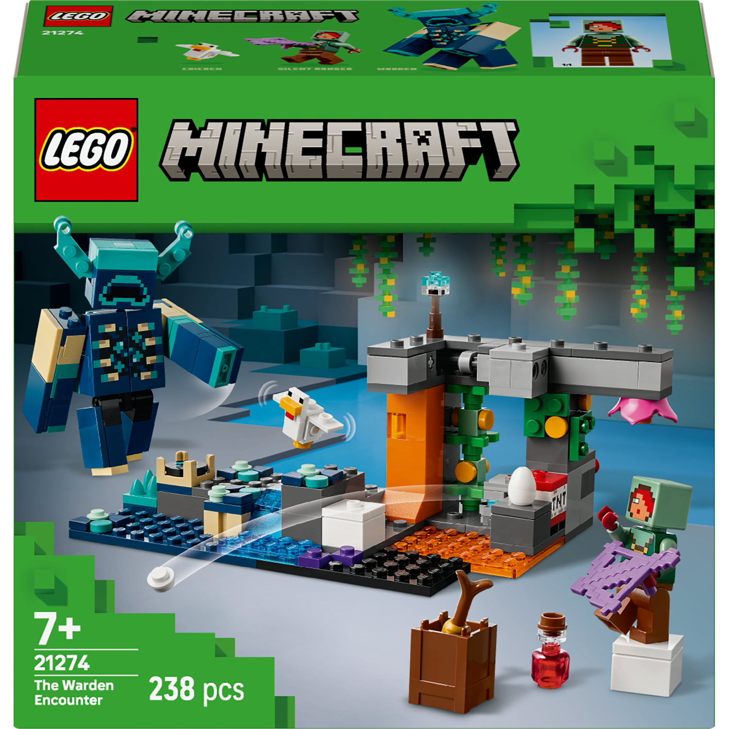 LEGO Minecraft sargybinis – 21274, klockai