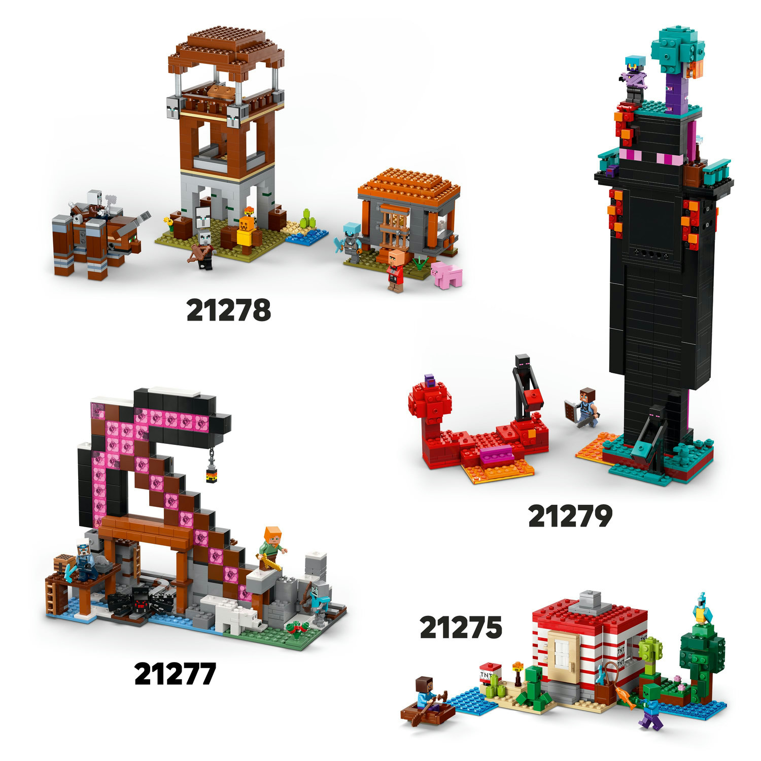 LEGO Minecraft sargybinis – 21274, klockai