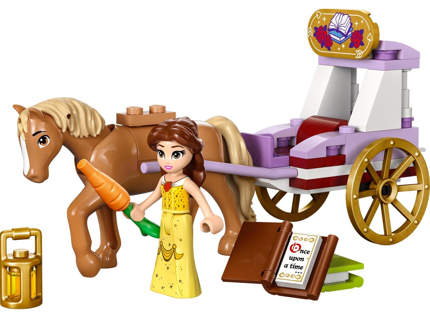 LEGO Disney 43233 Belle ir pasakos arklio vežimas