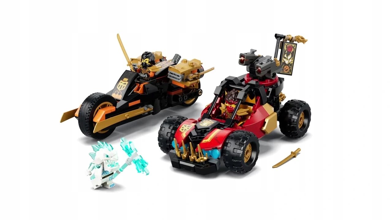 LEGO NINJAGO Kai ir Cole daugiafunkcinės transporto priemonės 71864