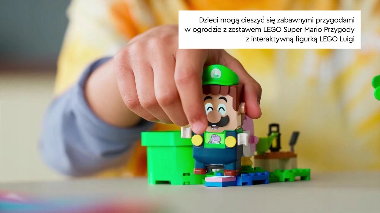 LEGO Super Mario Adventures su LEGO Luigi 71440 interaktyvia figūra