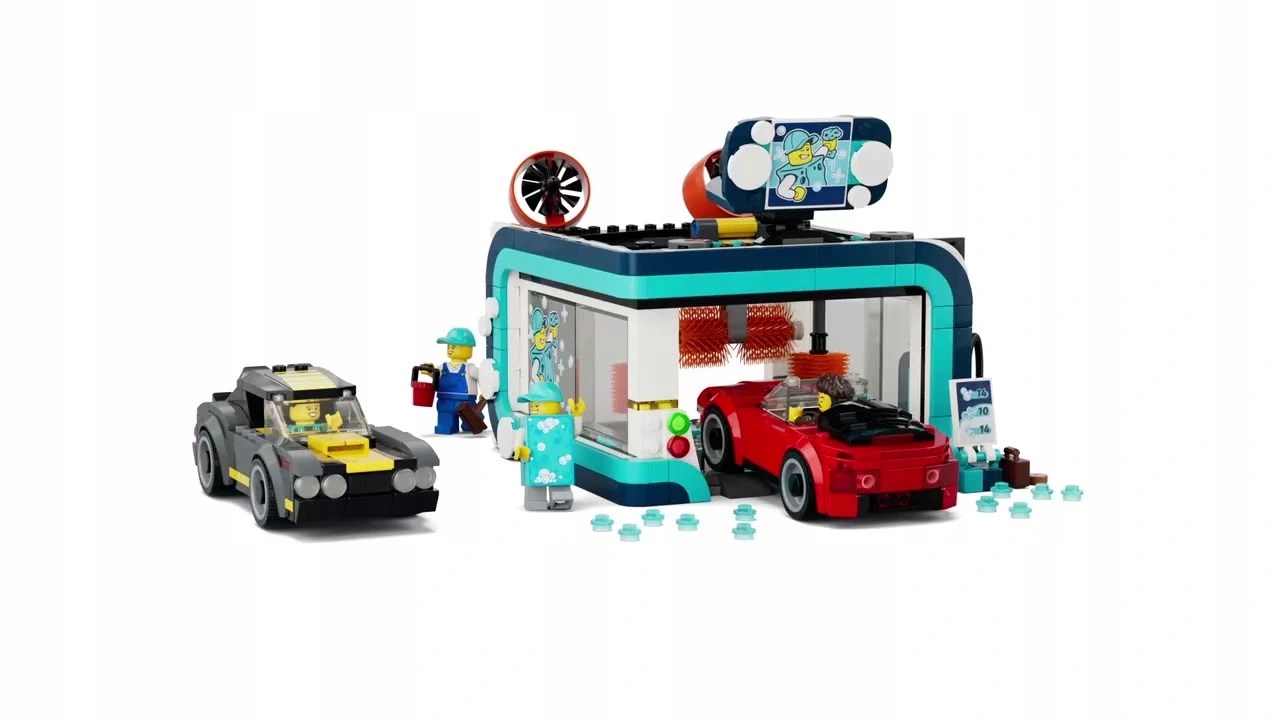 LEGO City automatis automobilių plovykla 60497