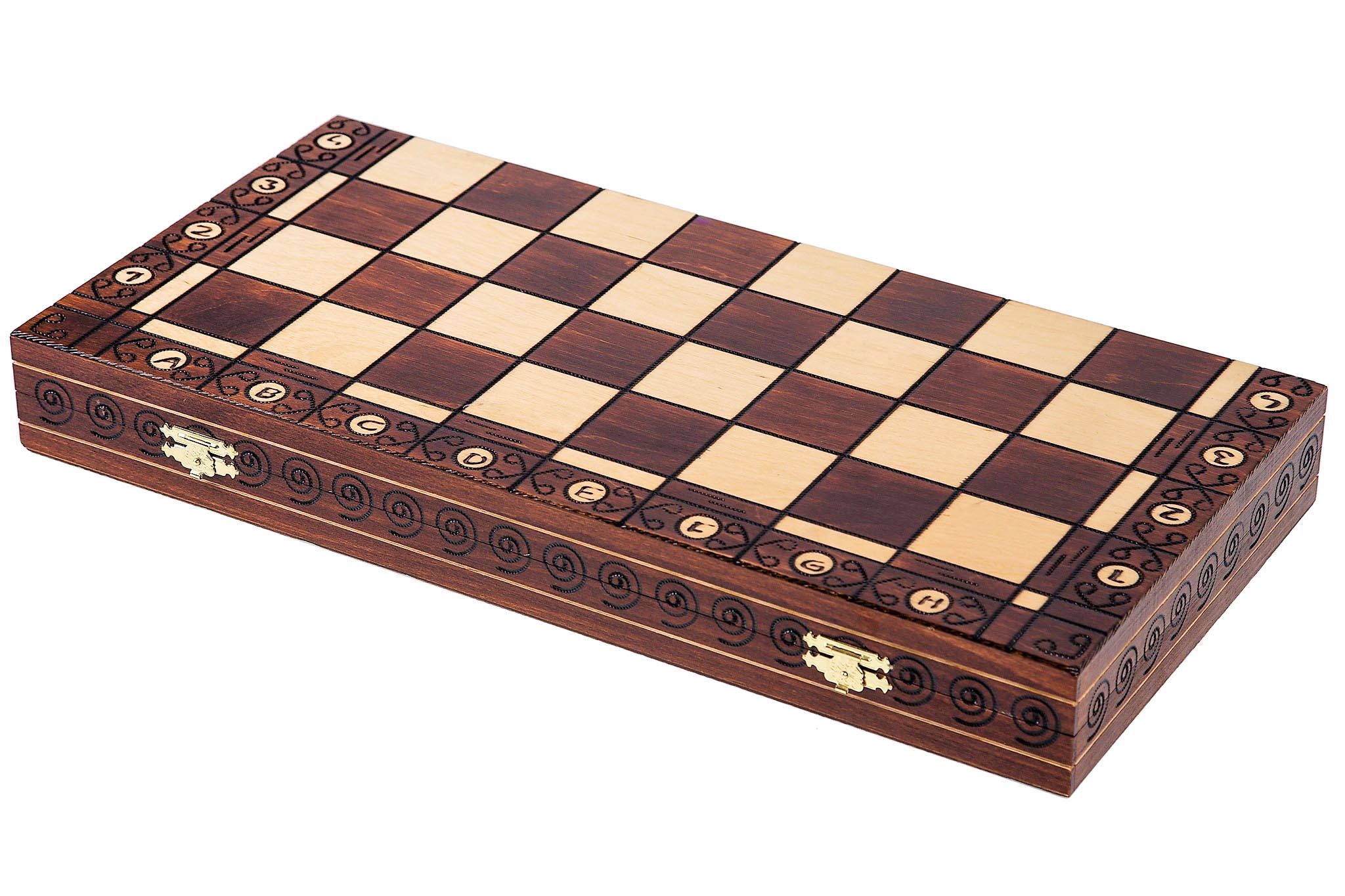 Square 54cm medienos šachmatai dovanai