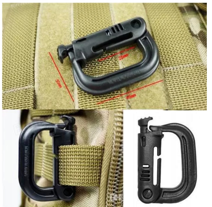 MOLLE ADAPTERIS D-ŽIEDAS RANKENA EDC DIRŽELĖ NAUJOS SPALVOS