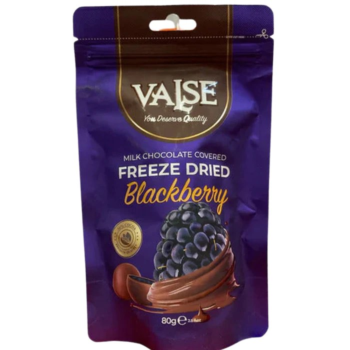 Valse Freeze Dried Blackberry & Milk Chocolate (80g)