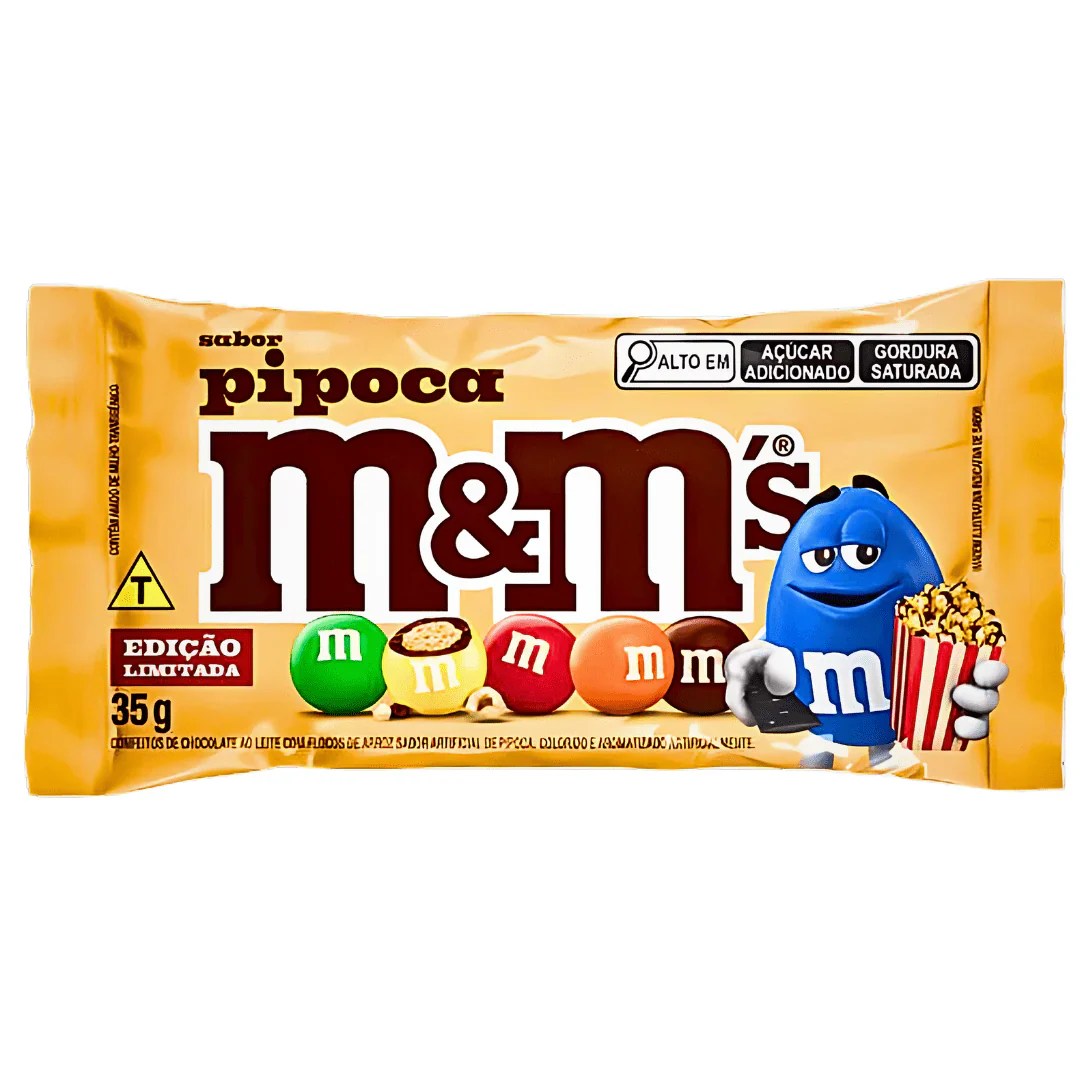 M&M’s – Popcorn Pipoca 35 g (Brésil)