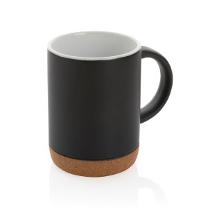 Taza de cerámica con base de corcho 280ml. Taza de cerámica con base de corcho 280ml.
