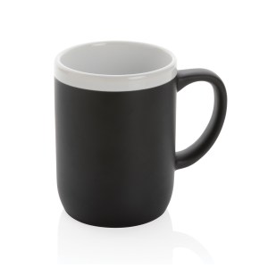 Taza de cerámica con borde blanco 300ml. Taza de cerámica con borde blanco 300ml.