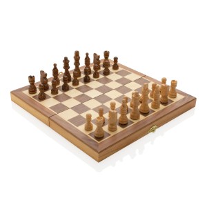 Juego de ajedrez plegable Luxury de madera Juego de ajedrez plegable Luxury de madera