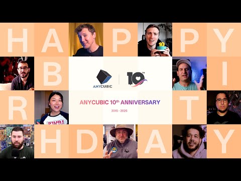 Anycubic bei Ten: 5 Millionen Macher durch ein Jahrzehnt demokratisierter 3D-Drucktechnologie stärken Anycubic bei Ten: 5 Millionen Macher durch ein Jahrzehnt demokratisierter 3D-Drucktechnologie stärken