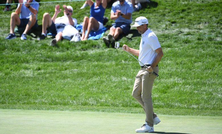 Keegan Bradley leads the BMW Championship after a first round 66 Keegan Bradley leads the BMW Championship after a first round 66