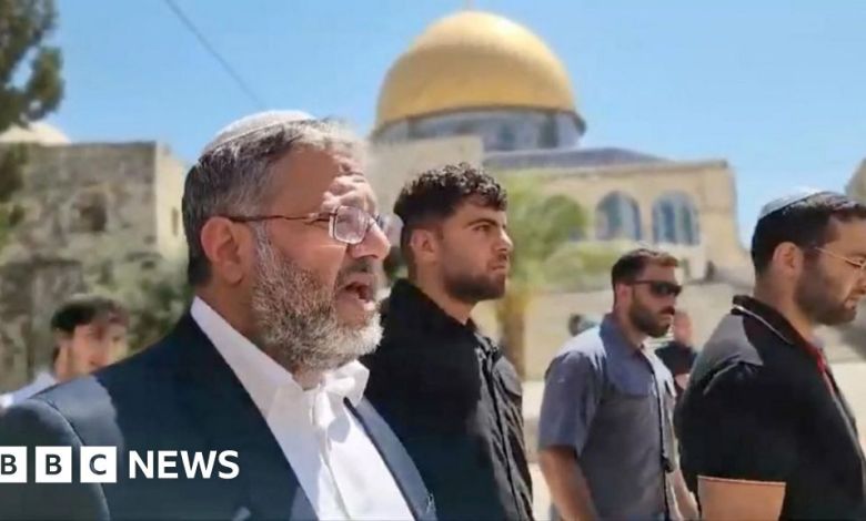 An Israeli minister criticized the call to prayer at Jerusalem’s holy site An Israeli minister criticized the call to prayer at Jerusalem’s holy site