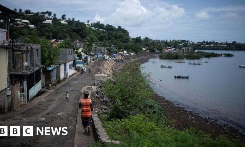 The French island area hit by Cyclone Chido The French island area hit by Cyclone Chido
