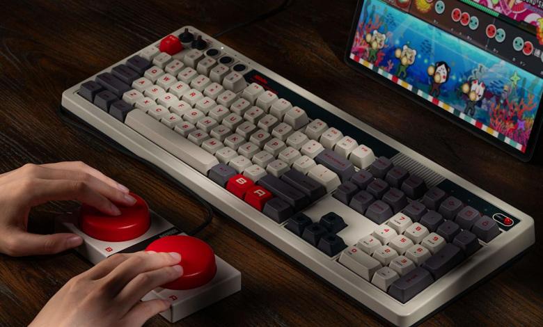 8BitDo has a new version of the Retro Mechanical keyboard with a built-in numpad 8BitDo has a new version of the Retro Mechanical keyboard with a built-in numpad