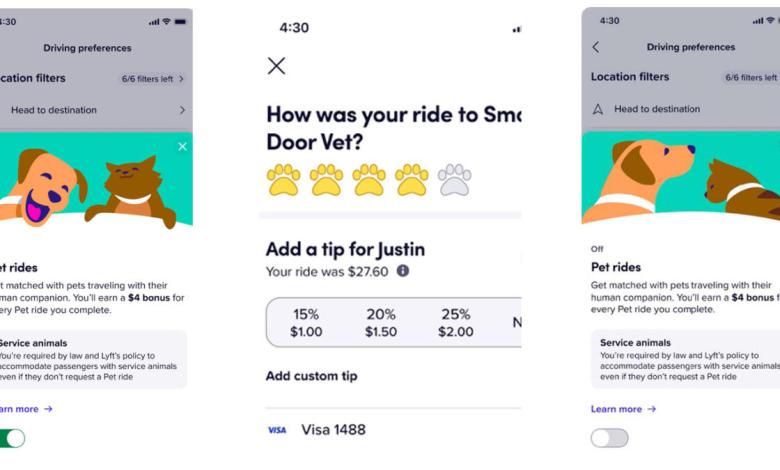 Lyft’s long-awaited Pet Mode matches drivers with those traveling with their furry friends Lyft’s long-awaited Pet Mode matches drivers with those traveling with their furry friends