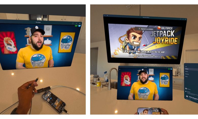 Your Meta headset can now display the output of any HDMI or DisplayPort device Your Meta headset can now display the output of any HDMI or DisplayPort device