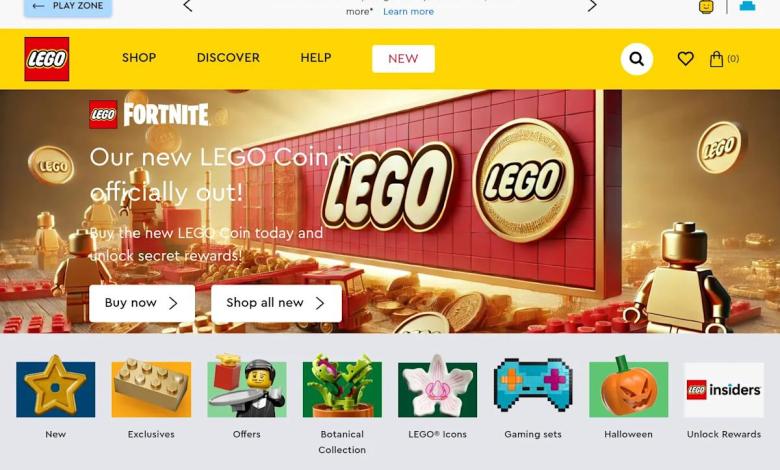Lego website hacked to promote crypto scam Lego website hacked to promote crypto scam
