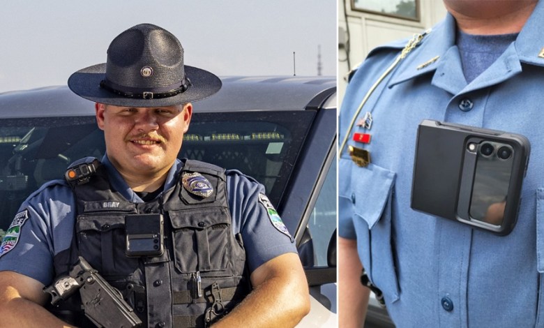 Samsung is marketing the Galaxy Z Flip phones as police body cameras Samsung is marketing the Galaxy Z Flip phones as police body cameras