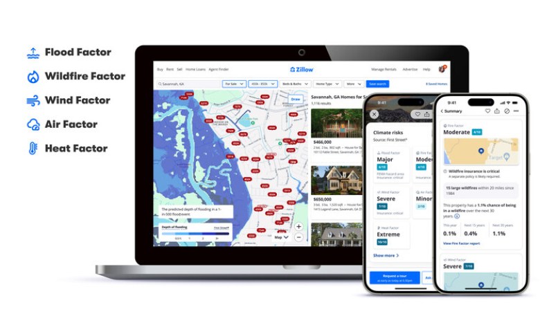 Zillow adds weather risk data to all US real estate listings Zillow adds weather risk data to all US real estate listings