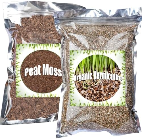 Peat Moss 2qt and Organic Vermiculite 2 qt Peat Moss 2qt and Organic Vermiculite 2 qt