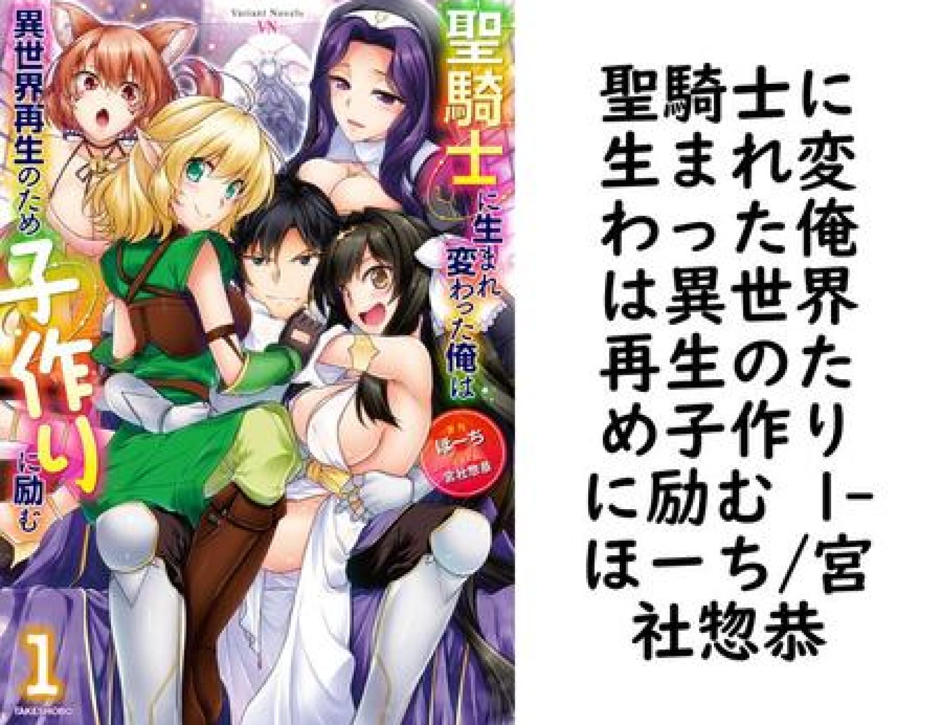 聖騎士に生まれ変わった俺は異世界再生のため子作りに励む 1【ほーち/宮社惣恭】(ヴァリアントノベルズ) 聖騎士に生まれ変わった俺は異世界再生のため子作りに励む 1【ほーち/宮社惣恭】(ヴァリアントノベルズ)