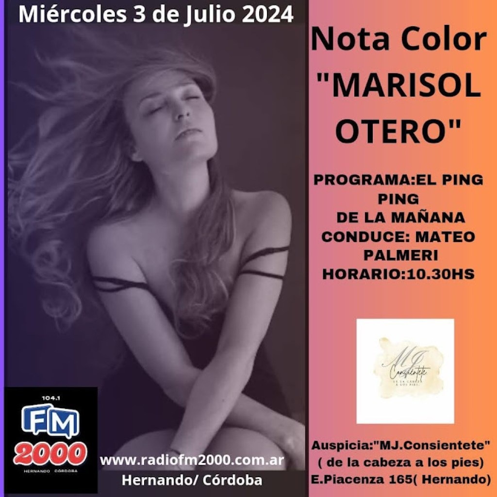 NOTA COLOR: MARISOL OTERO NOTA COLOR: MARISOL OTERO