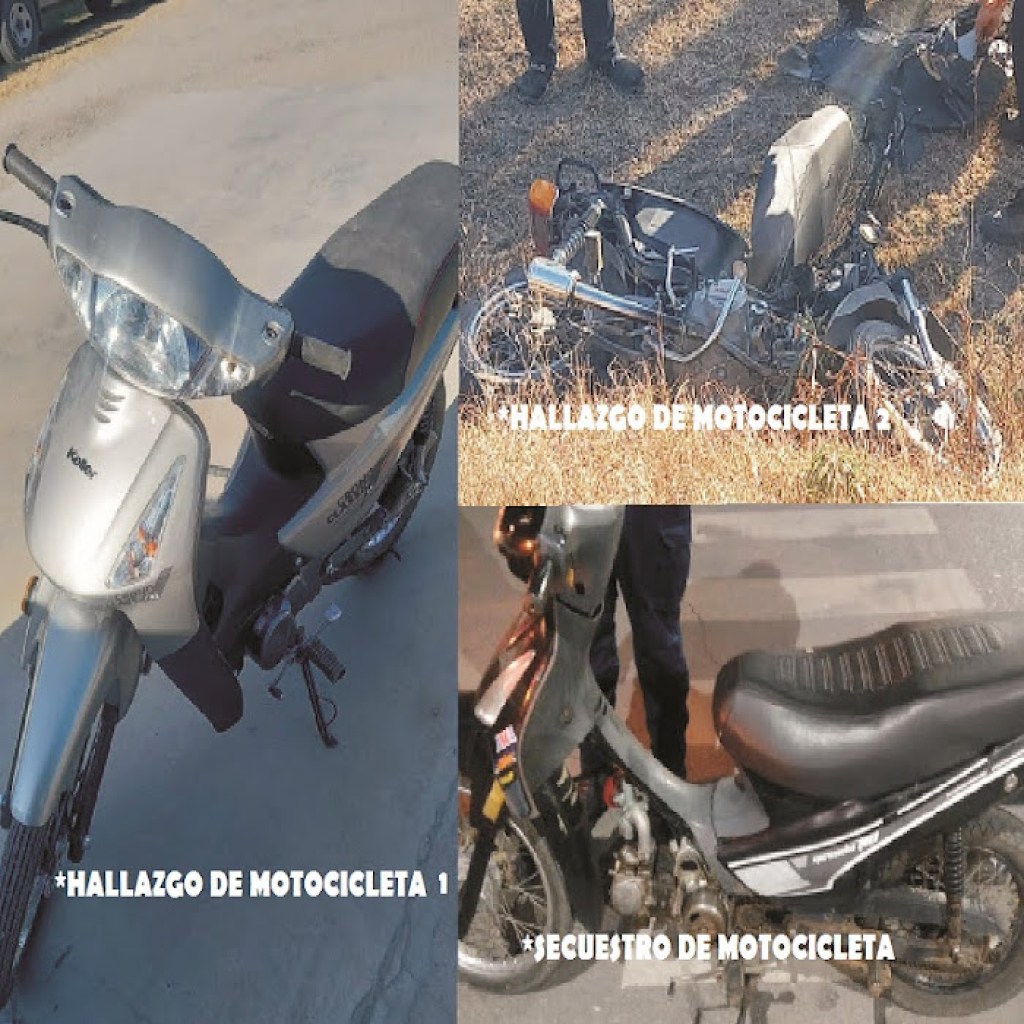 ROBO DE MOTOS EN HERNANDO: SE RECUPERARON 3 ROBO DE MOTOS EN HERNANDO: SE RECUPERARON 3