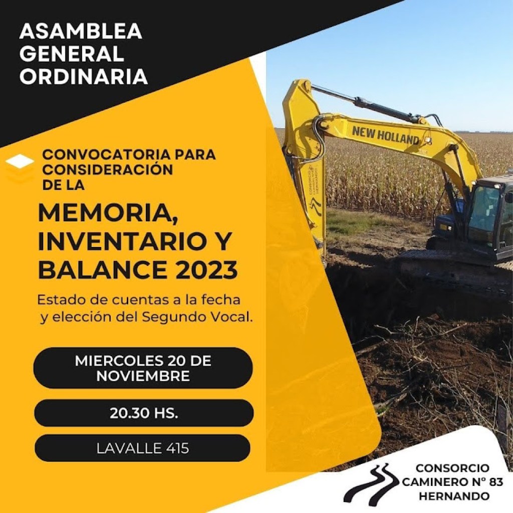 CONSORCIO Nº83 HERNANDO. HABLAMOS CON HENRY PELASSA. CONSORCIO Nº83 HERNANDO. HABLAMOS CON HENRY PELASSA.
