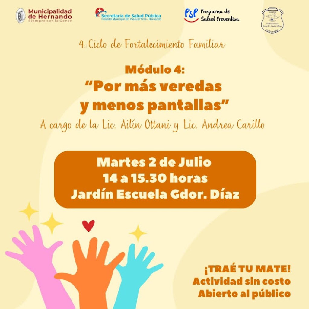 4º CICLO DE FORTALECIMIENTO FAMILIAR 4º CICLO DE FORTALECIMIENTO FAMILIAR