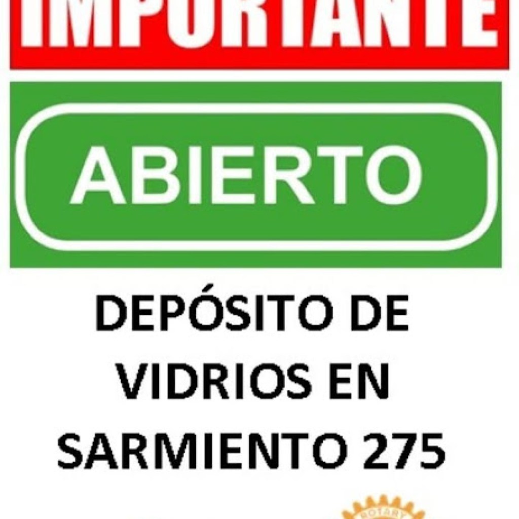 ROTARY: SEGUIMOS RECOLECTANDO VIDRIOS ROTARY: SEGUIMOS RECOLECTANDO VIDRIOS