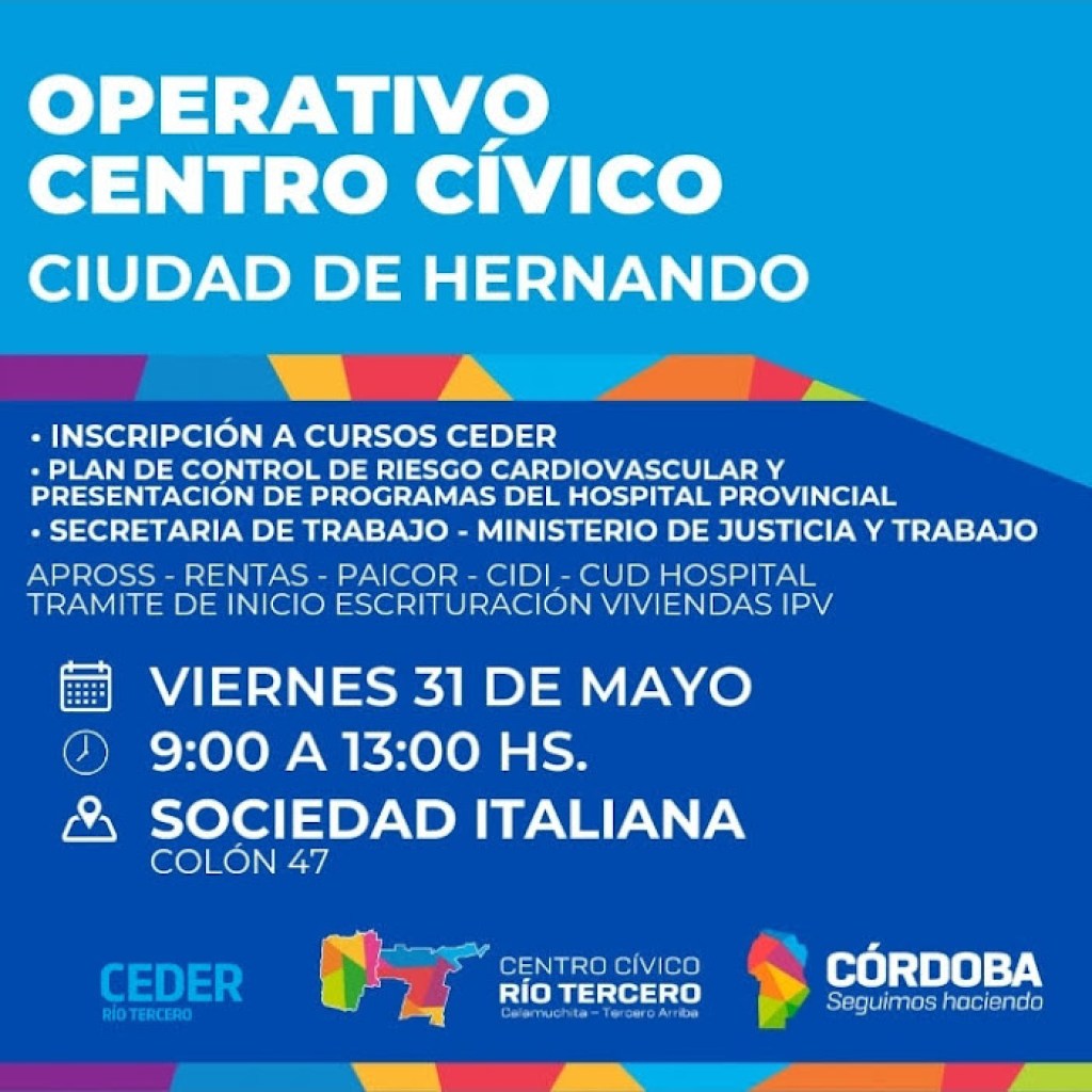 OPERATIVO CENTRO CÍVICO EN HERNANDO OPERATIVO CENTRO CÍVICO EN HERNANDO