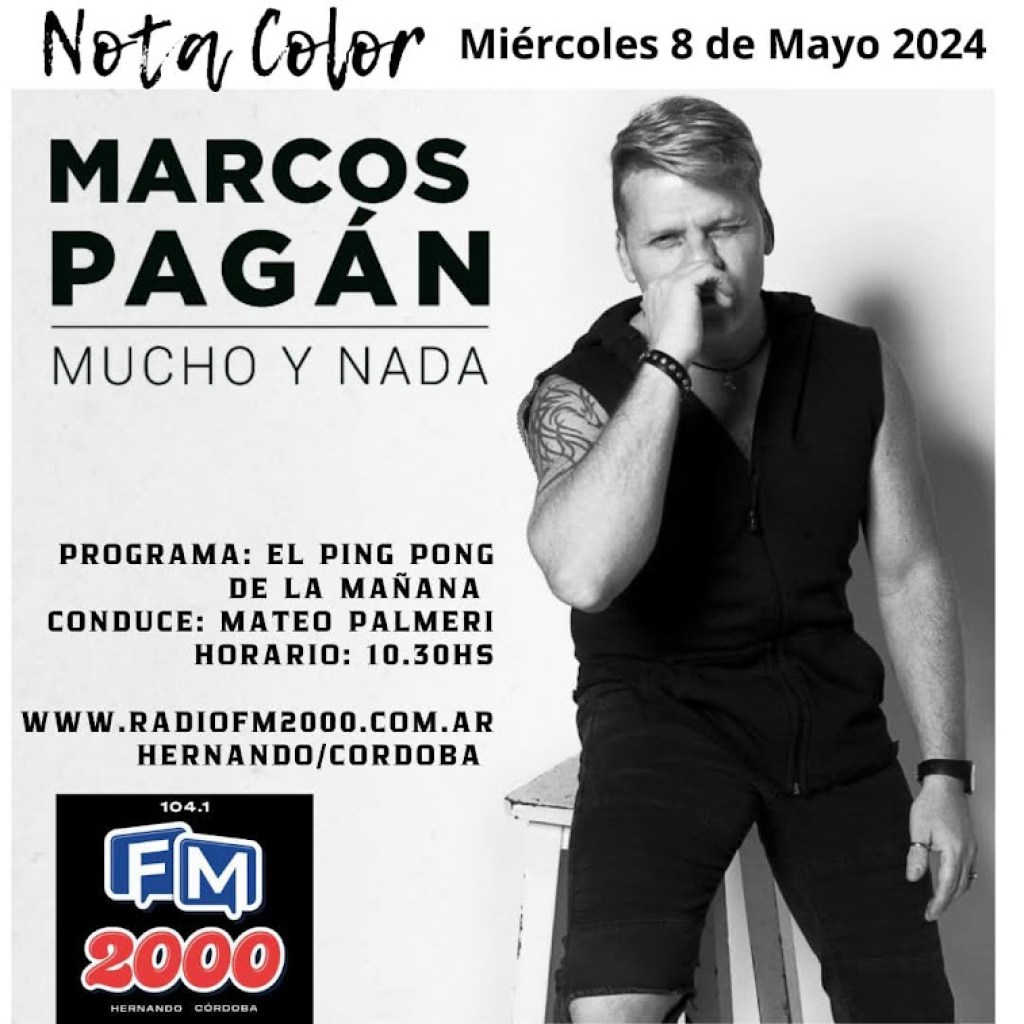 NOTA COLOR: MARCOS PAGÁN NOTA COLOR: MARCOS PAGÁN