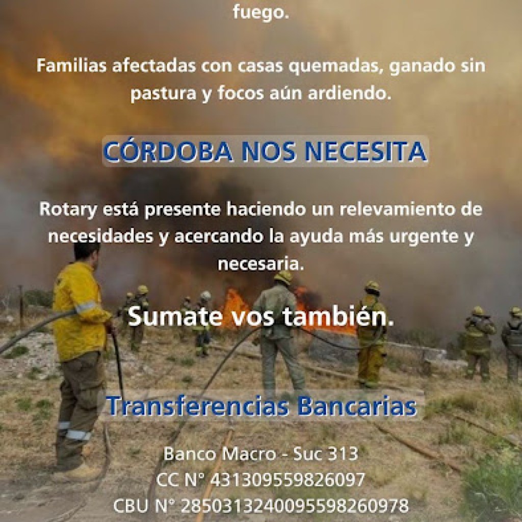 ROTARY HERNANDO: LLAMADO A LA ACCIÓN ROTARY HERNANDO: LLAMADO A LA ACCIÓN