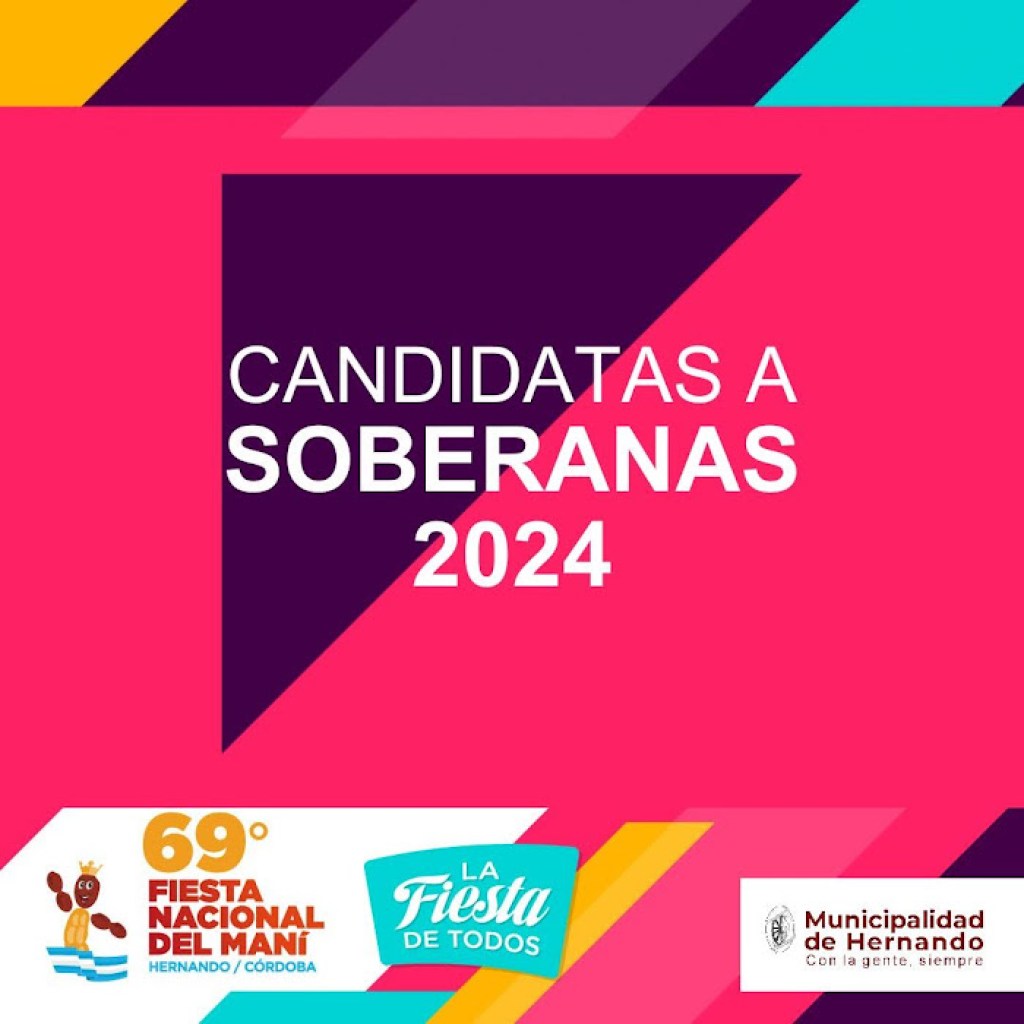 CANDIDATAS A 69º SOBERANAS NACIONAL DEL MANI CANDIDATAS A 69º SOBERANAS NACIONAL DEL MANI