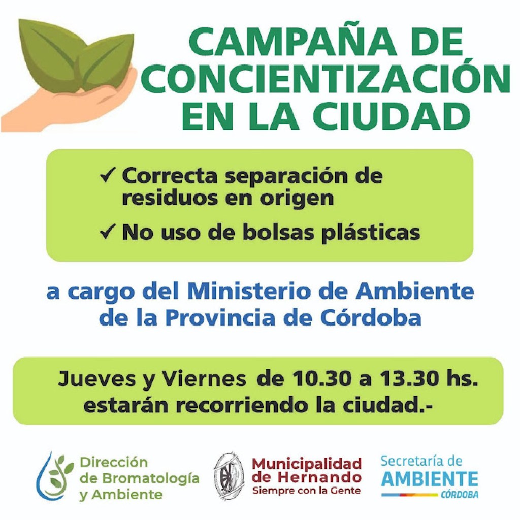 NUEVA CAMPAÑA DE CONCIENTIZACIÓN EN LA CIUDAD NUEVA CAMPAÑA DE CONCIENTIZACIÓN EN LA CIUDAD